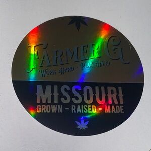 Farmer G Holographic Sticker NEW